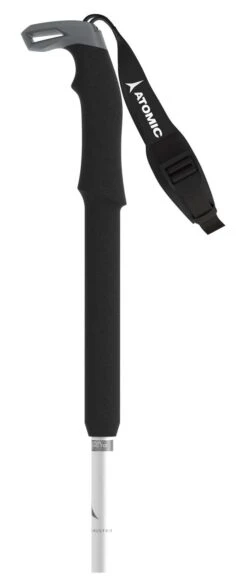 Atomic 2024 BCT Touring SQS Silver/Grey Ski Poles NEW !! 95-145cm -Atomic 21BCTsilvTourPolesGrip