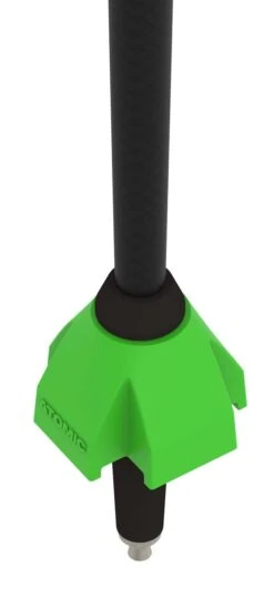 Atomic 2021 Redster X Carbon SQS Gray/Grn Ski Poles NEW !! 135cm -Atomic 21RedsterXGrnCarbBskt