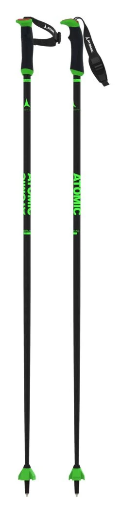 Atomic 2021 Redster X Carbon SQS Gray/Grn Ski Poles NEW !! 135cm