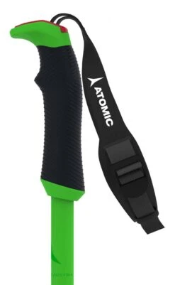 Atomic 2021 Redster X SQS Green Ski Poles NEW !! 130,135cm -Atomic 21RedsterXGrnGrip