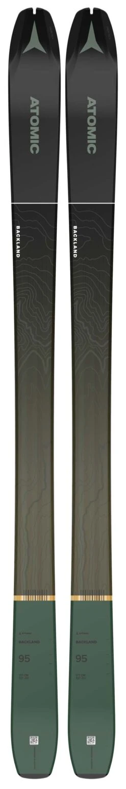 Atomic 2023 Backland 95 Skis (Without Bindings / Flat) With HYB Skins NEW !! 169,177cm