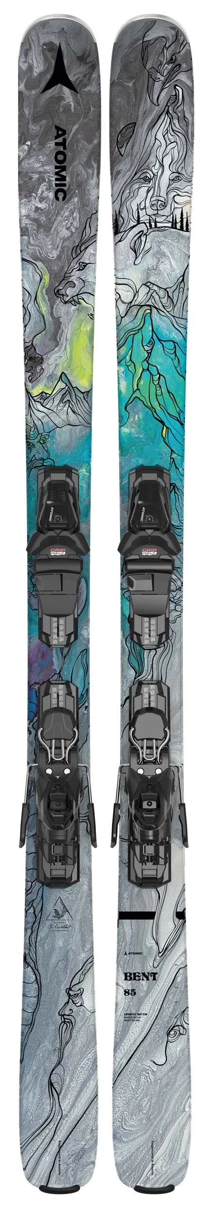 Atomic 2023 Bent 85 R Skis W/M10 GW Bindings NEW !! 150,160,165,170,175cm 1 Atomic 2023 Bent 85 R Skis W/M10 GW Bindings NEW !! 150,160,165,170,175cm
