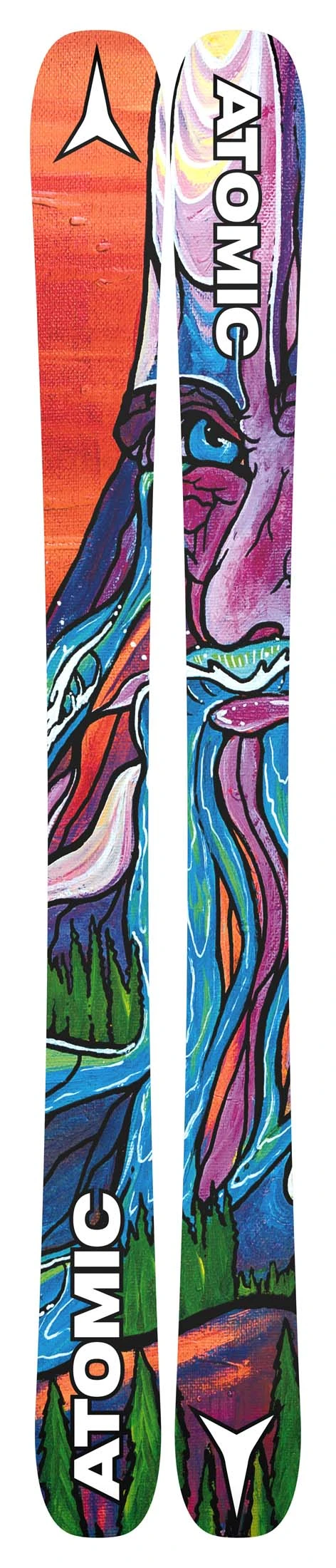 Atomic 2023 Bent Mini Skis (Without Bindings / Flat) NEW !! 143cm 2 Atomic 2023 Bent Mini Skis (Without Bindings / Flat) NEW !! 143cm - Image 2