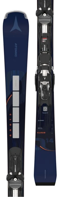 Atomic 2024 Cloud Q14 RVSK (Blue) Skis W/X 12 GW Bindings NEW !! 152,160cm -Atomic 23Cloud14BlueTL12Flp