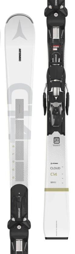 Atomic 2023 Cloud C14 (White) RVSK S Skis W/X 12 GW Bindings NEW !! 161,168cm -Atomic 23Cloud14WhtFlp