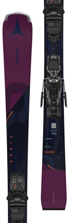 Atomic 2024 Cloud Q9 Skis W/M10 GW Bindings NEW !! 154,161cm -Atomic 23CloudQ9M10Flp