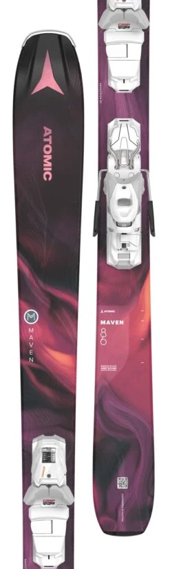 Atomic 2023 Maven 86 R Skis W/M10 GW Bindings NEW !! 153,161cm -Atomic 23Maven86Rm10Flp