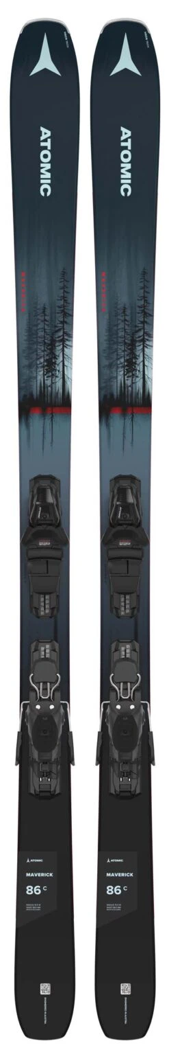 Atomic 2023 Maverick 86 C R Skis W/M10 GW Bindings NEW !! 176,184cm