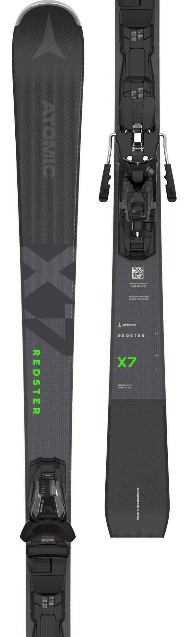 Atomic 2023 Redster Grn X7 Skis W/M 12 GW Bindings NEW !! 169,176cm 3 Atomic 2023 Redster Grn X7 Skis W/M 12 GW Bindings NEW !! 169,176cm - Image 3